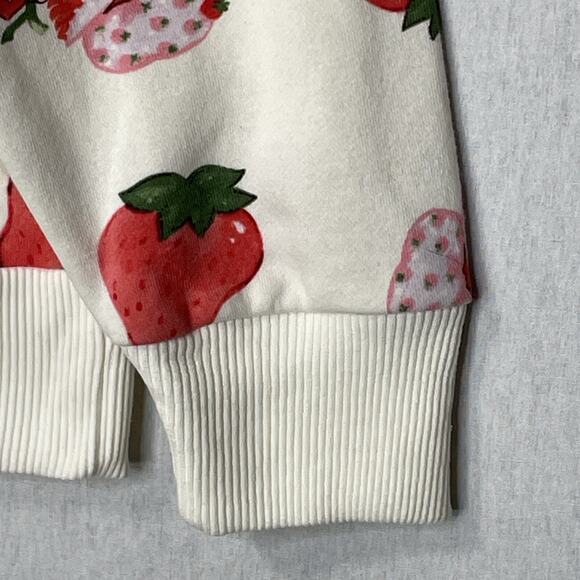 Strawberry Shortcake Sweatshirt SZ Medium Novelty Long Sleeve Pullover Crewneck - Picture 5 of 15
